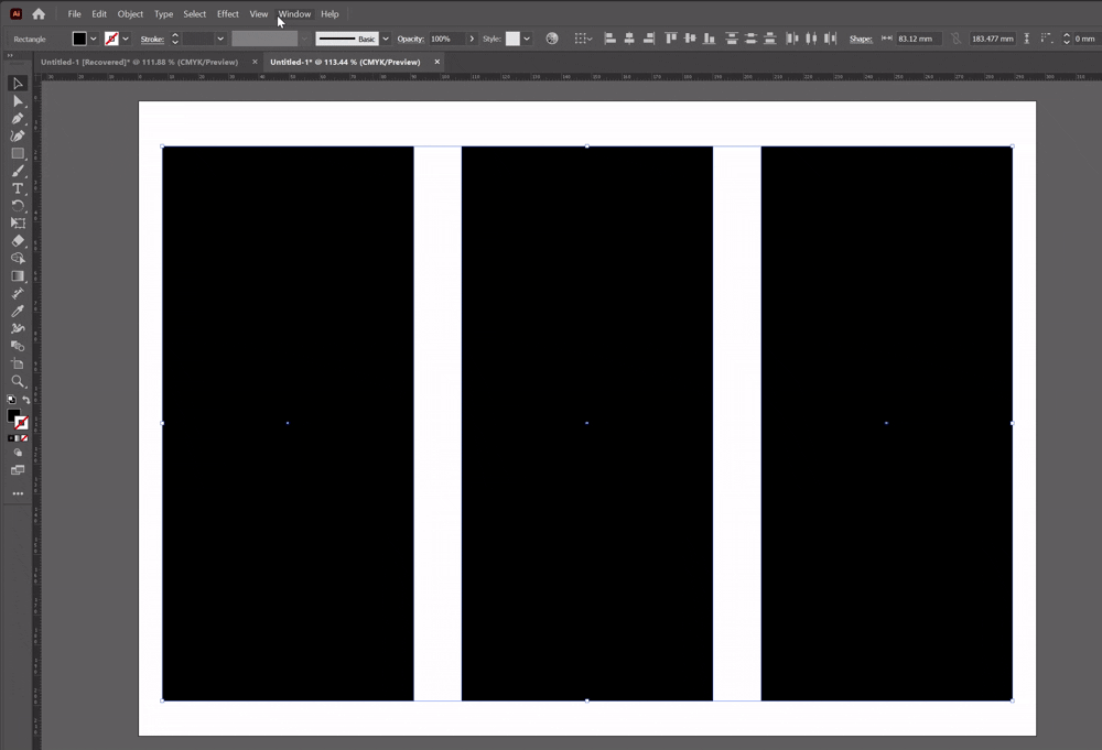 Illustrator 레이아웃 가이드 실무 활용 | 디자인의 시각적 흐름과 균형 잡기 6 illustrator 레이아웃 가이드 실물 활용- 가이드 자동생성